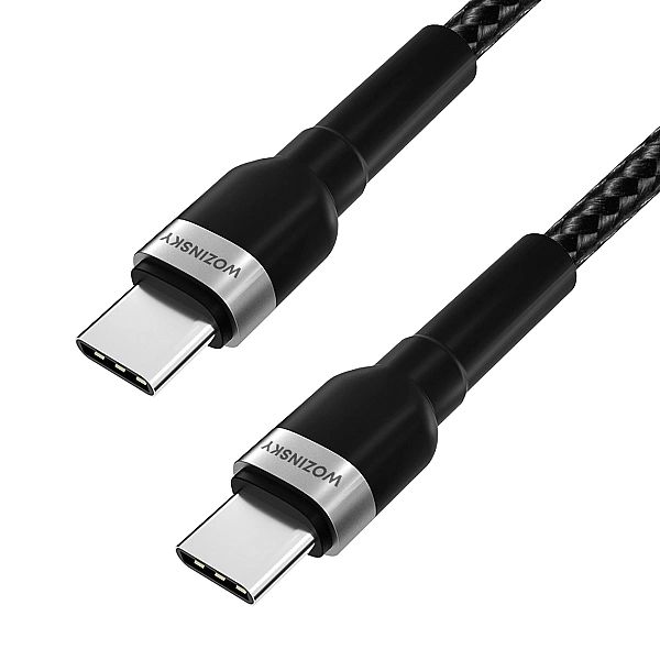Kabel Wozinsky WNBCC1 USB-C / USB-C PD 65W 1 m - czarny