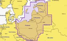 Navionics mapa na karcie wody Bałtyku Polska
