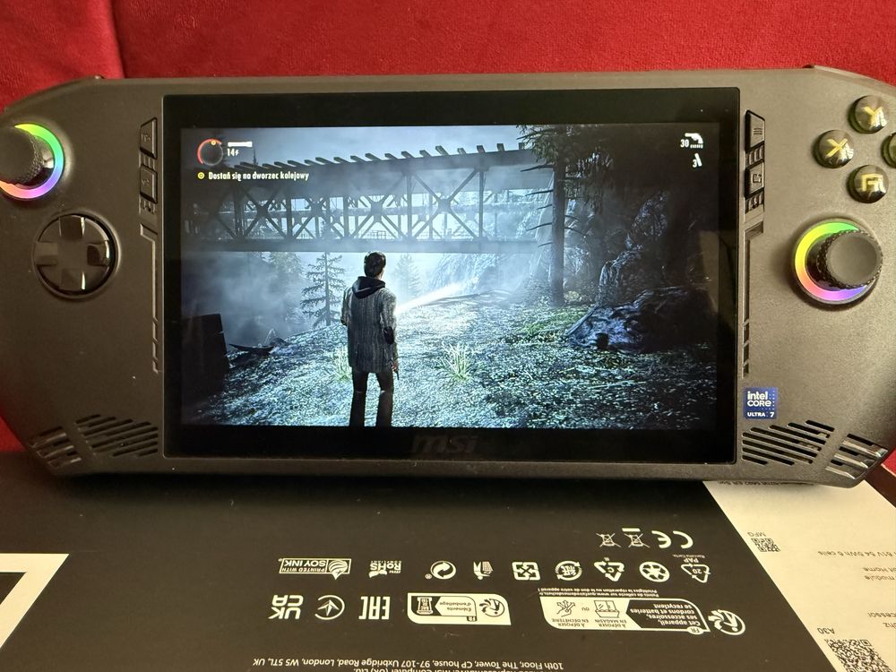 MSI Claw A1M-064 PL stan idealny handheld