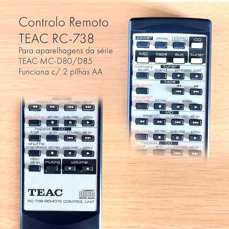 Telecomando de Aparelhagem TEAC RC-738