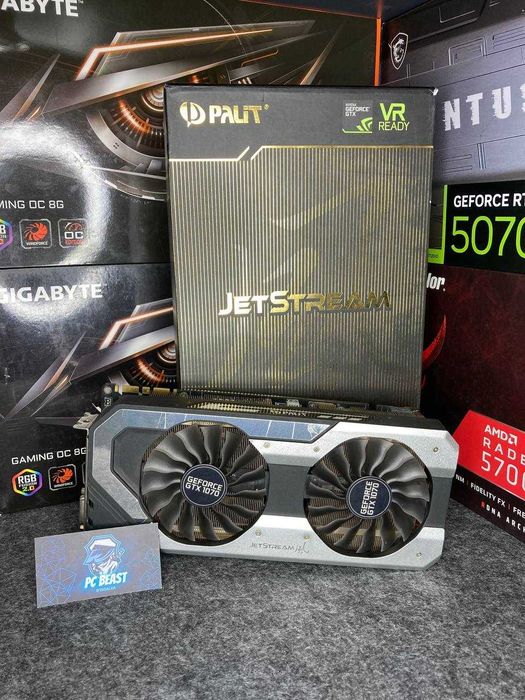 Palit GTX 1070 JetStream 8GB | Гарантія 90 днів | Магазин у Кременчуці