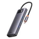 Baseus Metal Gleam Series stacja dokująca Hub 6 w 1 Usb Typ C - 1 x Hd