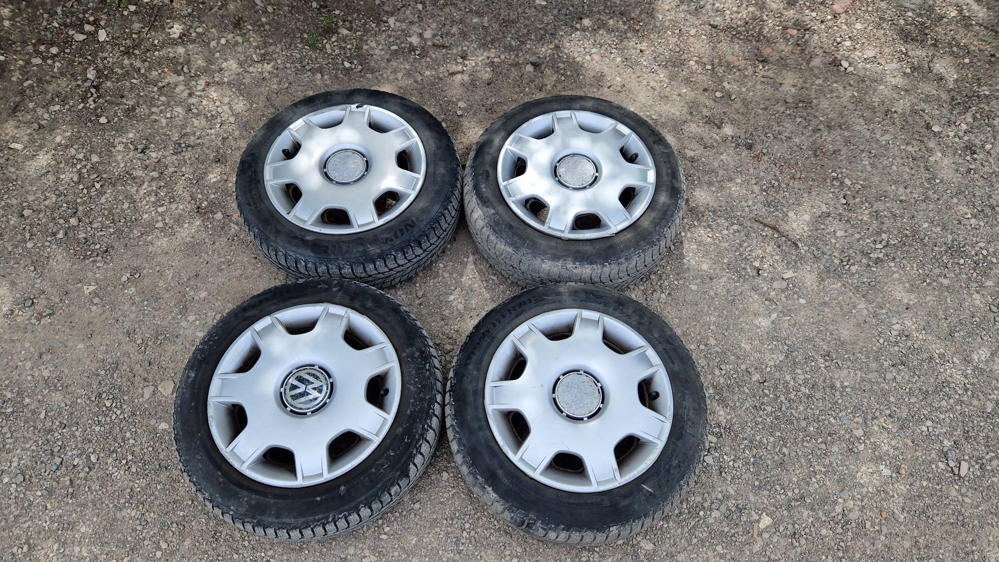Felgi z Oponami 4x100 6J ET43 Stalówki VW