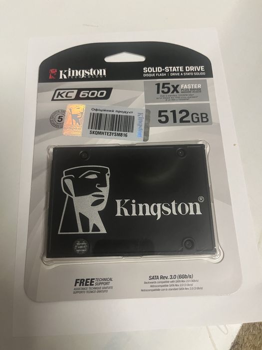 SSD-диск Kingston SKC600 -512 GB