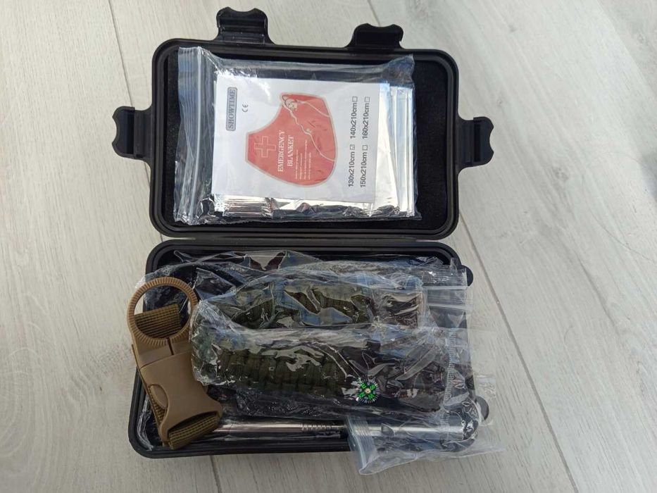 Mega Zestaw Survivalowy 32w1 Survival Akcesoria Do Przeżycia Multitool