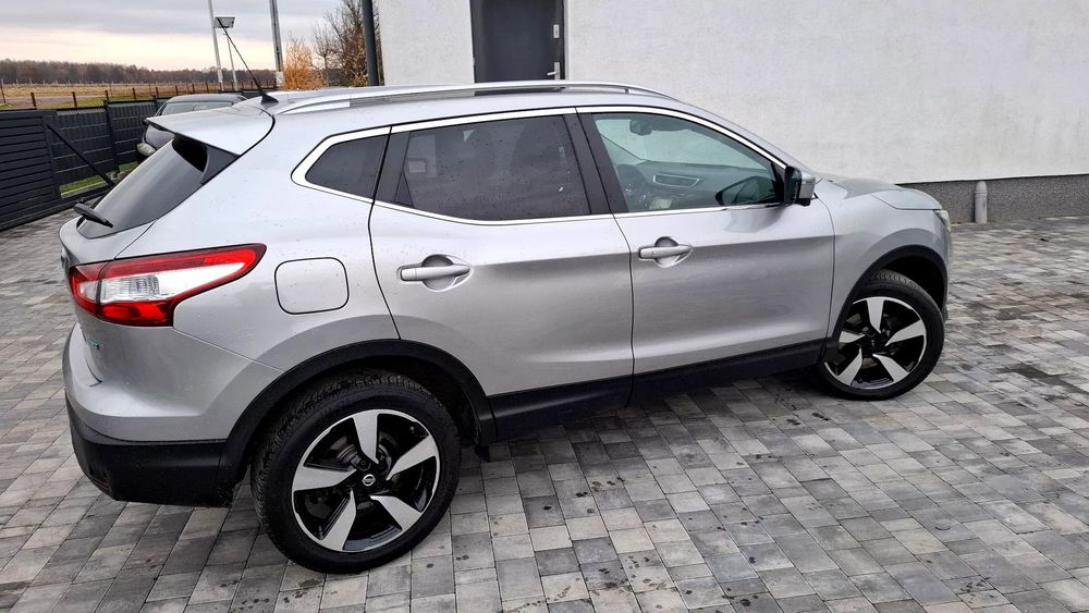 Nissan Qashqai Piękny ,Bezwypadkowy, Kamera 360,Navi, Led,Alu