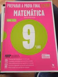 Livro revisões de matemática para prova.