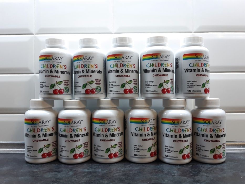 Solaray, Childrens Multi (120 жев.таб.), детские витамины