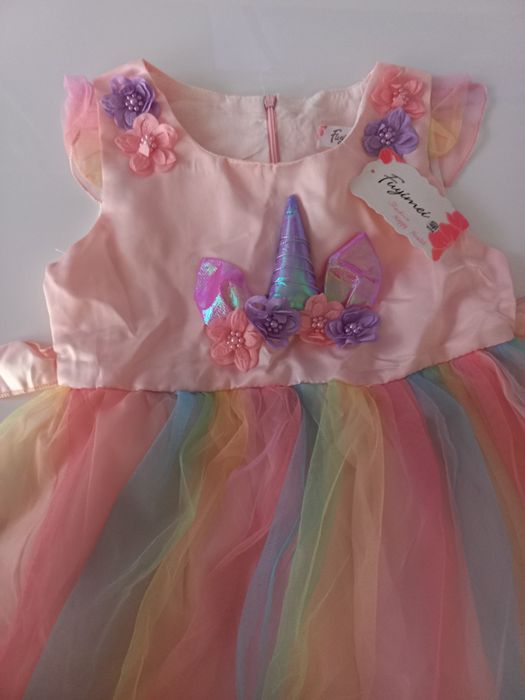Sukienka unicorn jednorożec dla dziewczynki nowa z metkami