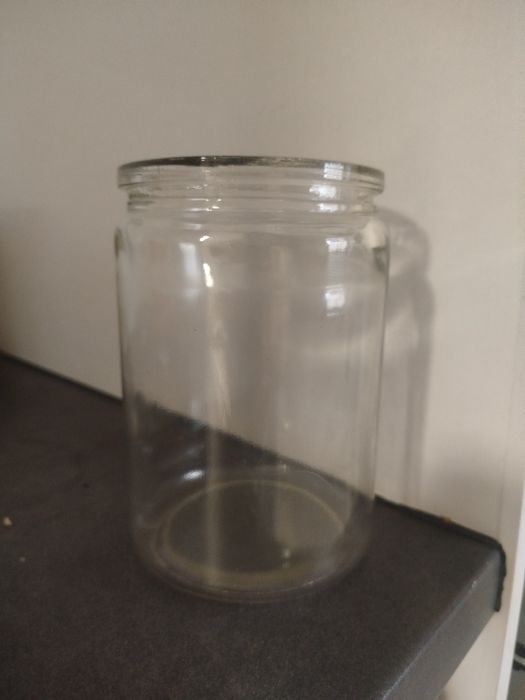 Słoik  szklany  dawnych lat  16 cm