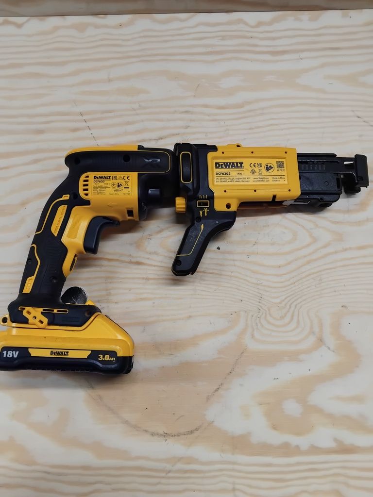 Dewalt DCF620+DCF6202 wkrętarka do regipsów regipsiarka