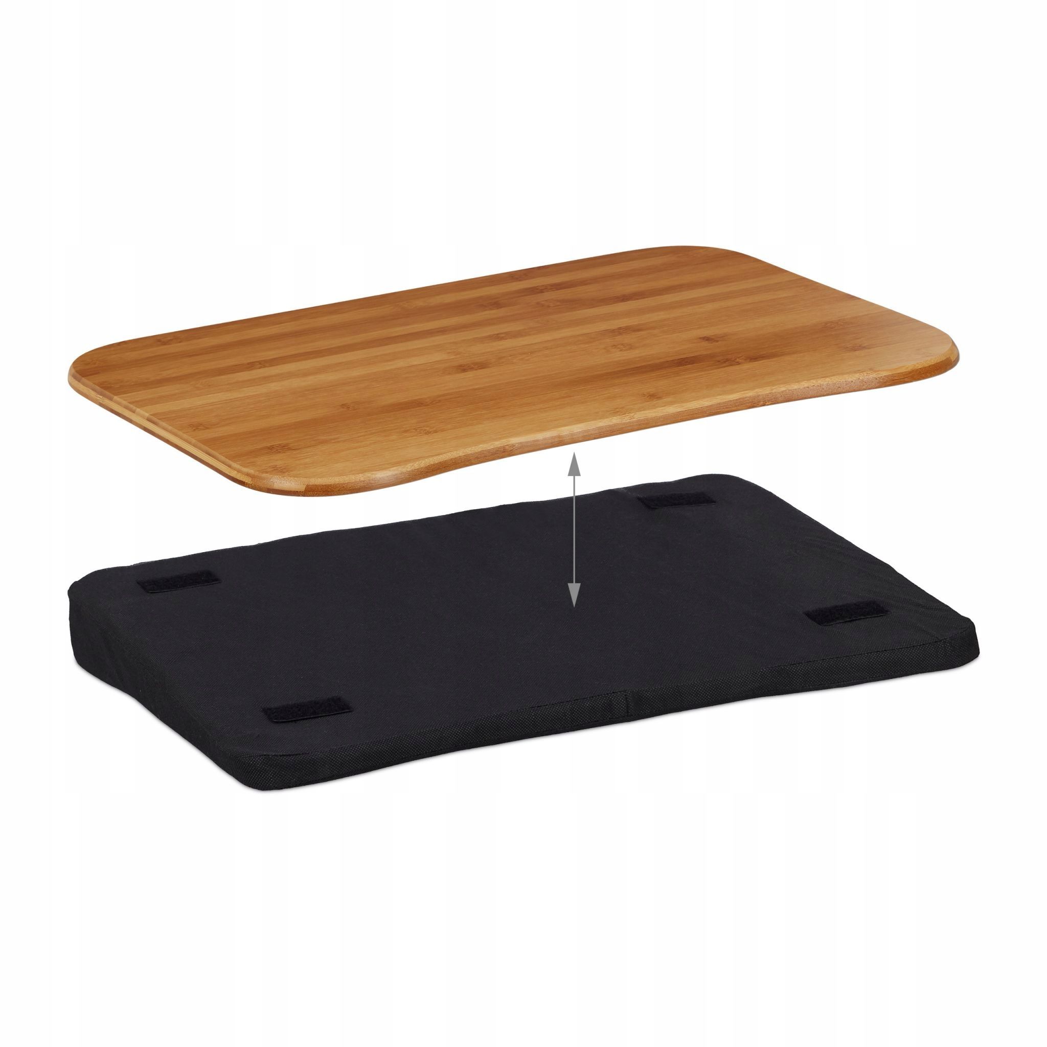 Bambusowy Stolik Pod Laptopa z Poduszką 22"