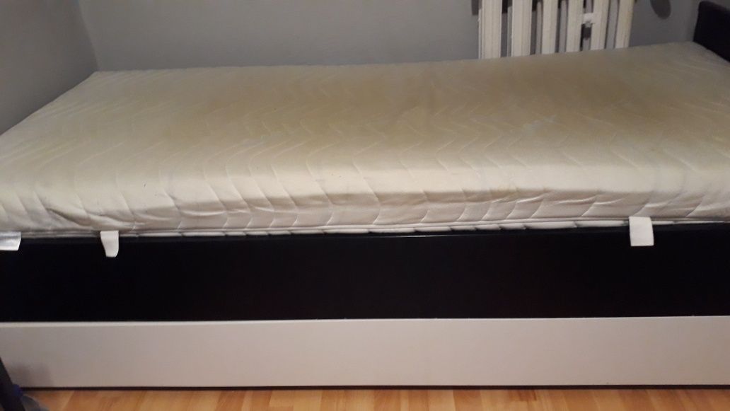 Łóżko młodzieżowe VOX 90×200cm czarne+ materac Gratis