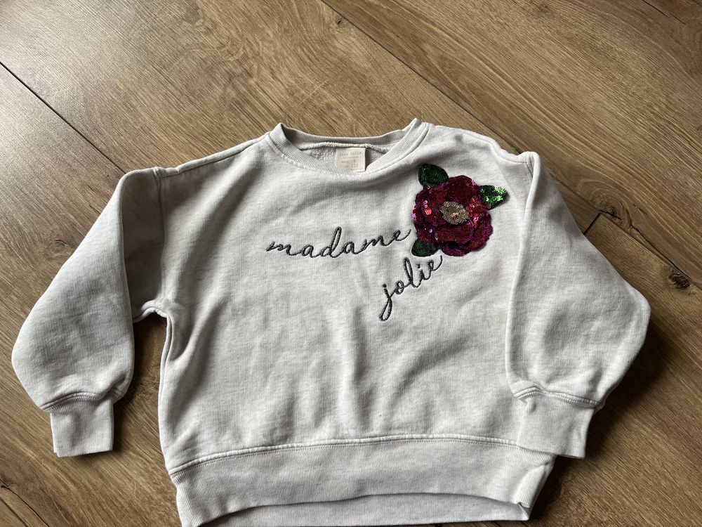 Bluza dziewczęca ZARA Madame Jolie, kwiat