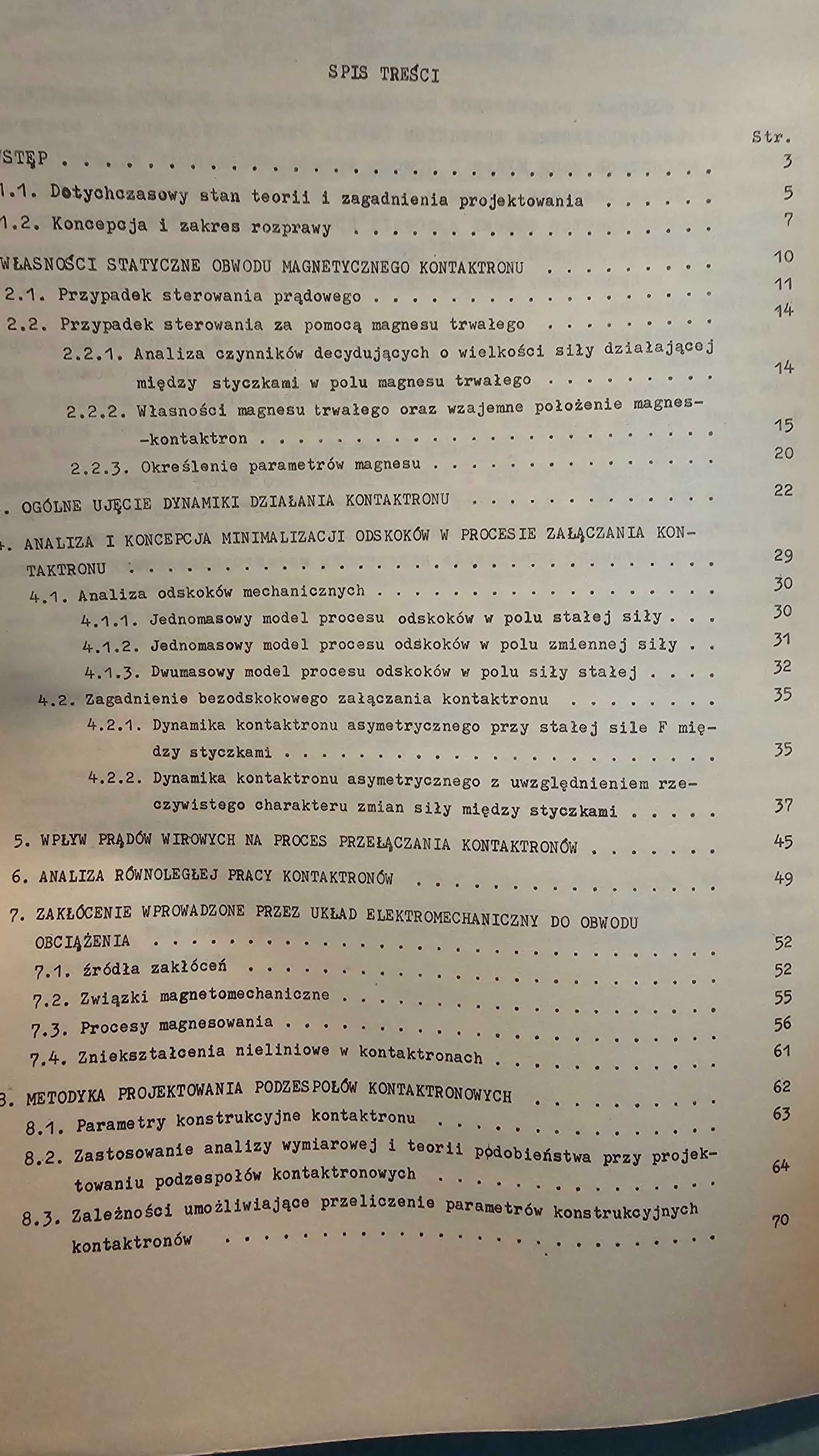 TECH 2x Zeszyty Naukowe Politechniki Gdańskiej Elektryka nr 38 43 SPIS