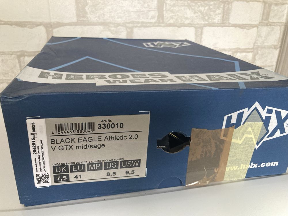 Черевики Haix Black Eagle Athletic 2.0 V GTX mid/sage