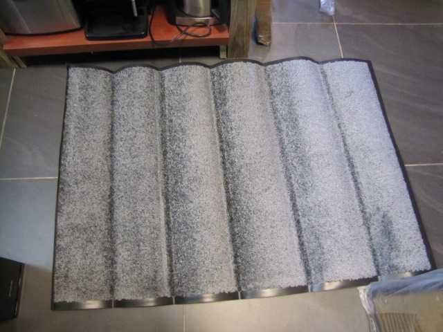 Andiamo  wycieraczka drzwiowa, mata wyłapująca brud, szary, 60x90