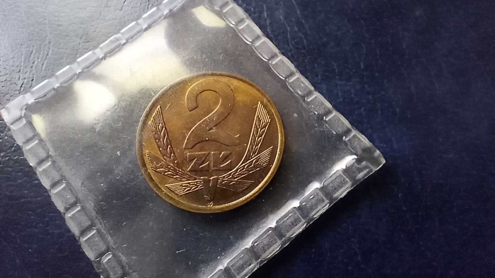 Stare monety 2 złote 1976 PRL stan menniczy