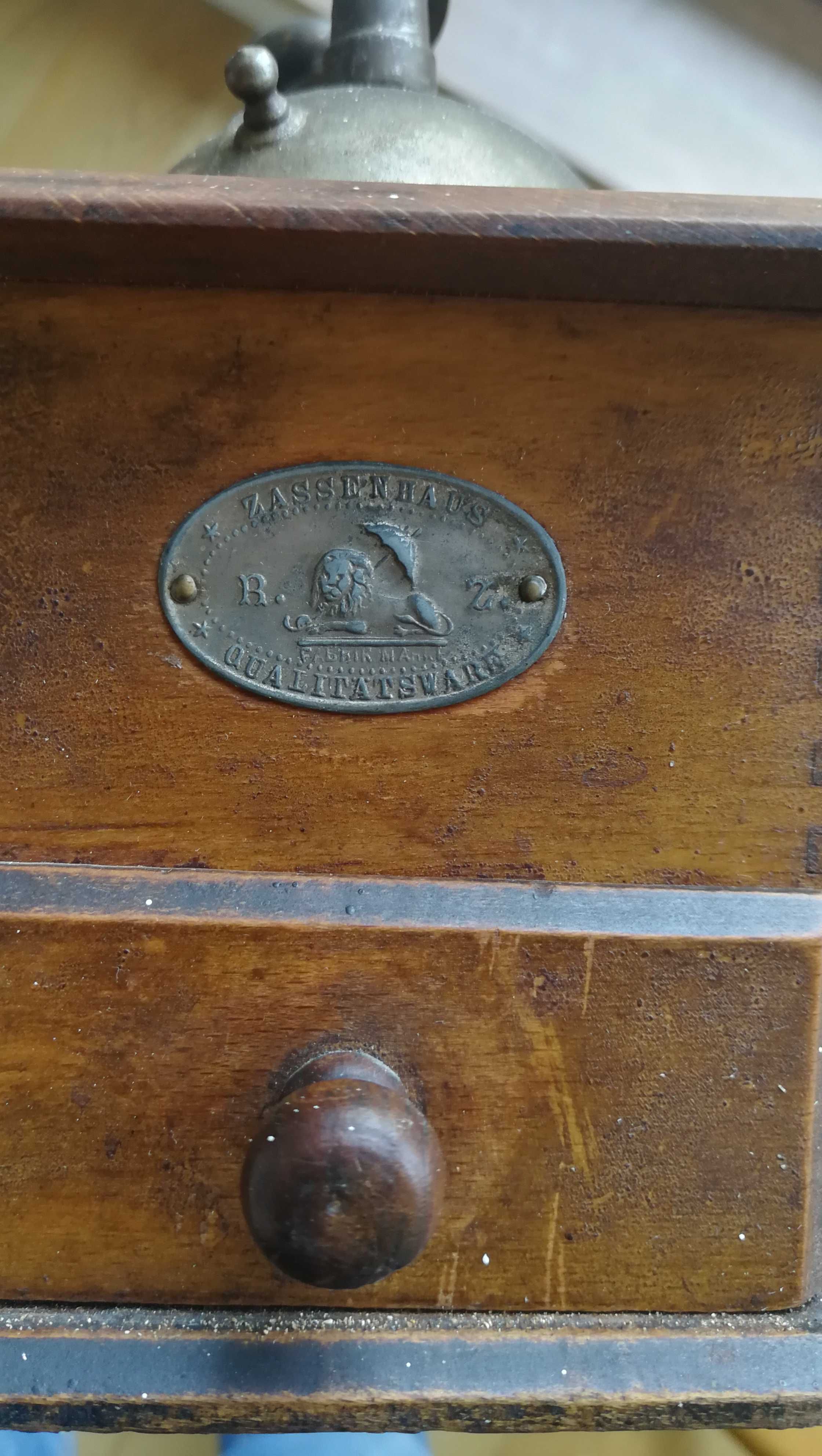 Stary Młynek Do Kawy Antyk Zassenhaus