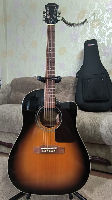 Акустична гітара epiphone aj 220 sce-vs