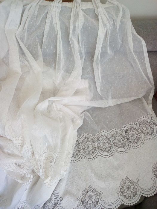 Zestaw firanek w jednym wzorze 5 sztuk