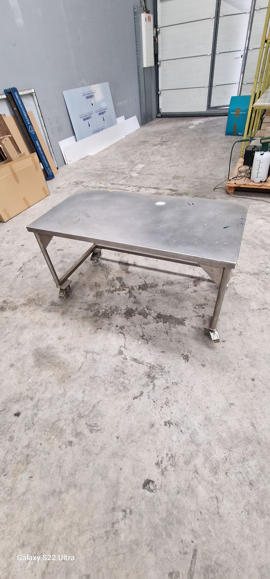 Mesa bancada inox