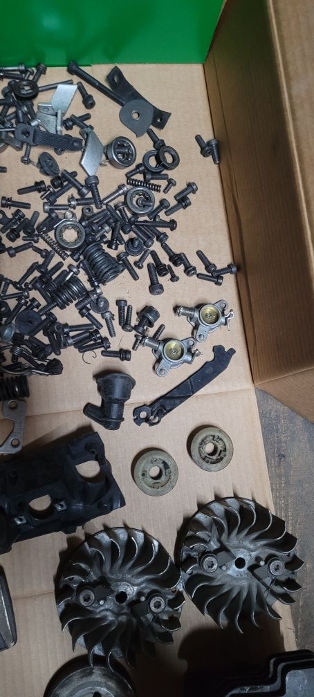 Części husqvarna T540 xp cylinder Wał tłok koło magnesowe śruby tłumik