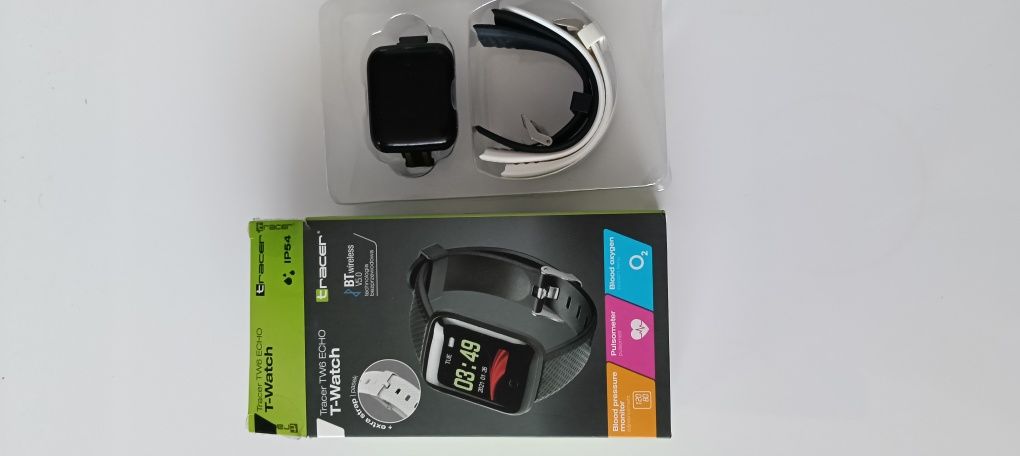 Smartwatch TRACER T-Watch TW6 Echo X-Black Licznik Kalorii Pulsometr