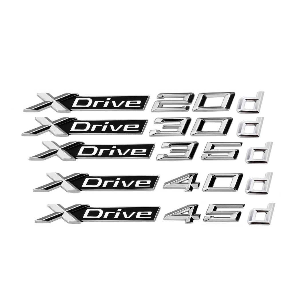 Наклейка на крыло BMW xDrive 20d 30d 35d 40d 45d 50d бмв