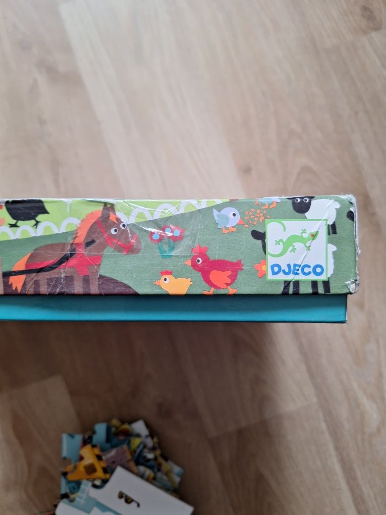 Djeco Puzzle observation Farma  - 35 elementów