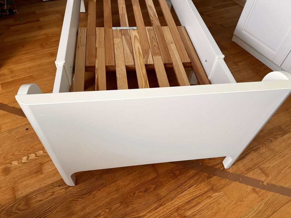 Lozko ikea busange materac gratis 90x140 90x175 90x210