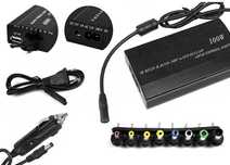 Zasilacz uniwersalny 12/15/16/18/19/20/22/24V 100W USB ZAŚ.12V/230V