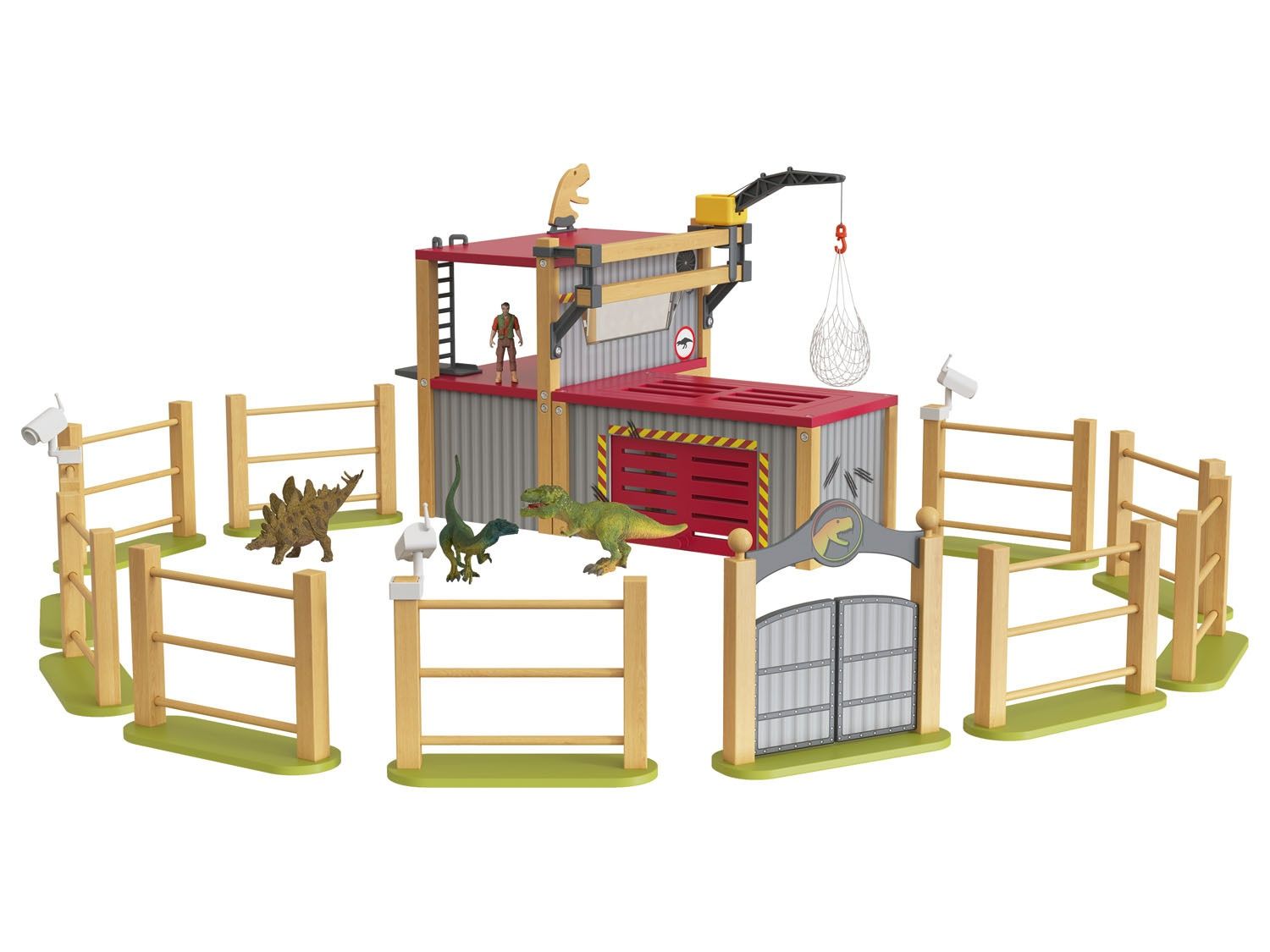 Nowa park zabawka dinozaurów drewniana Playtive