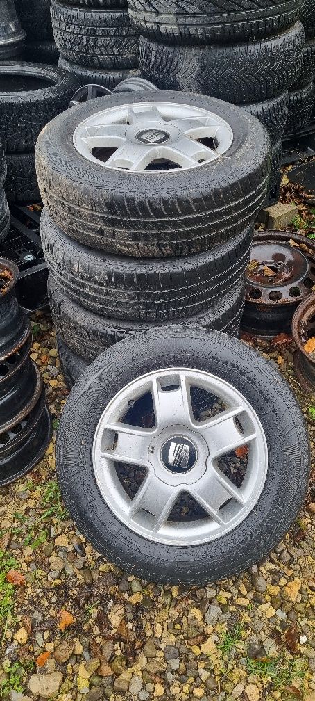 Seat leon I ,vw al felgi 15 5x100 opony lato