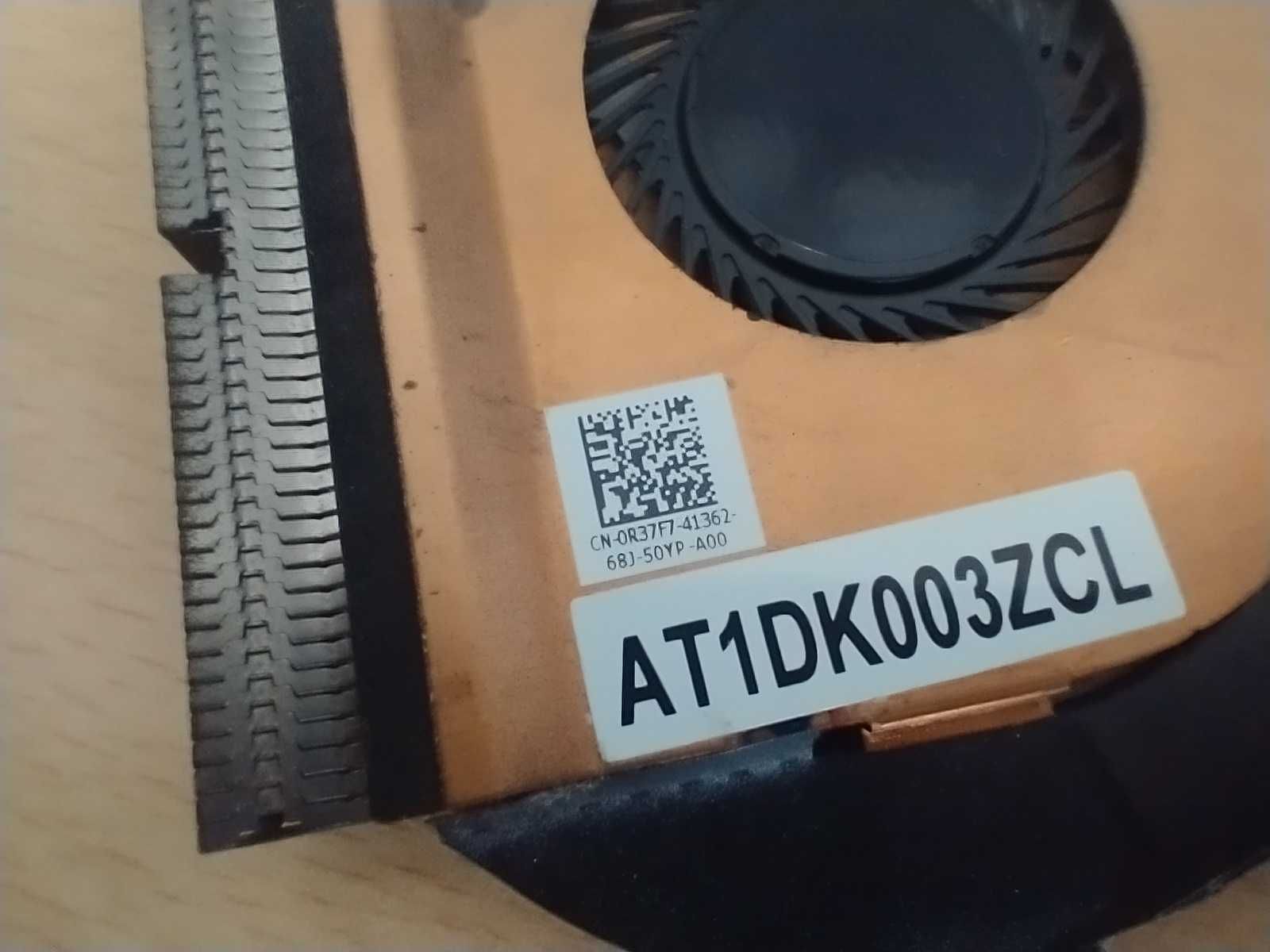Wentylator z radiatorem do laptopa Dell Latitude E7270 symbol 0R37F7