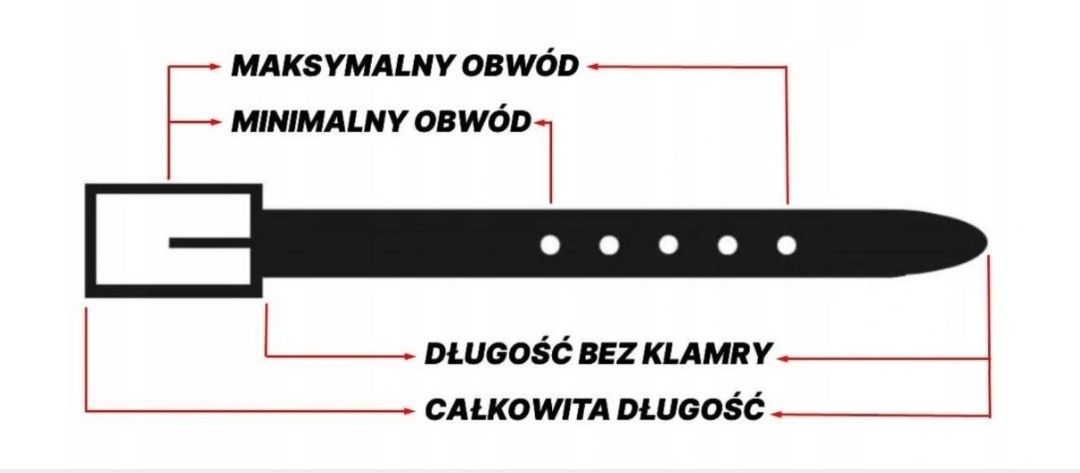 Pas brązowy wojskowy  oficerski klamra mosiądz