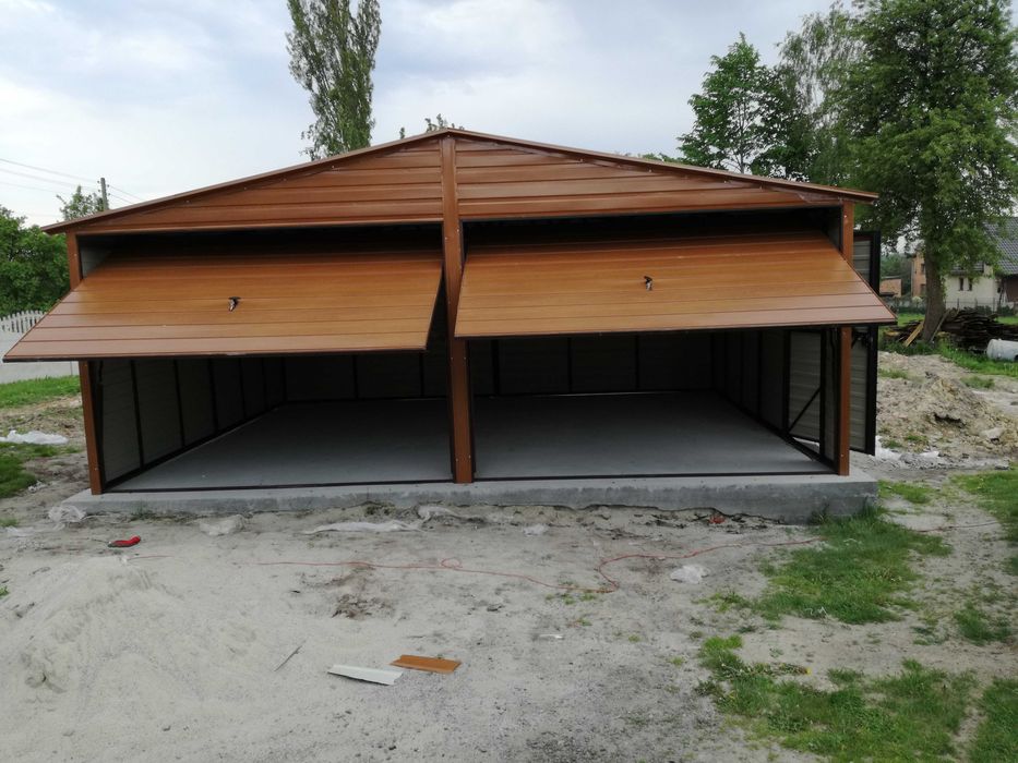 Garaż Blaszany 6x6 - SZYBKA REALIZACJA - Garaże Blaszane - Maj-Blach