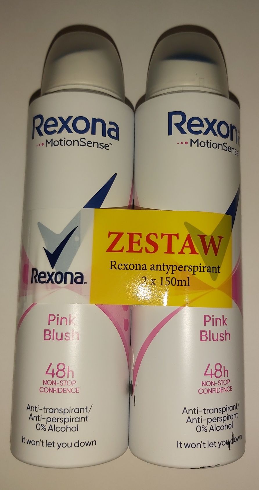 Dezodorant (antyprespirant) Rexona Women Pink Blush (2x150 ml)