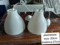Lampa szklana, okrągła Ikea