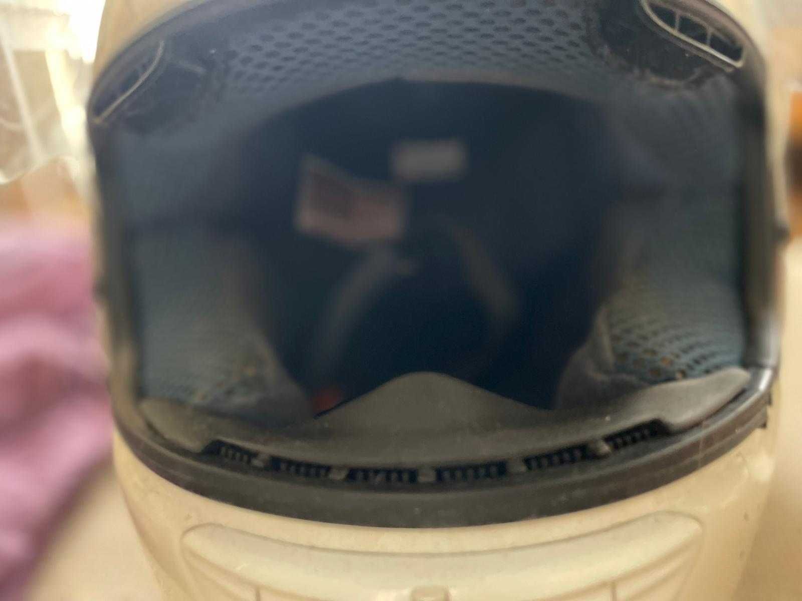 Capacete Arai Branco como novo