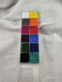 Hit 10000szt koraliki szklane drobne 2mm 12 kolorów