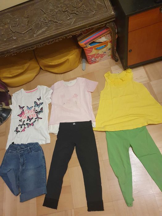 Zestaw -duza paka ubran dla dziewczynki na 140 cm piwyzej 50 sztuk