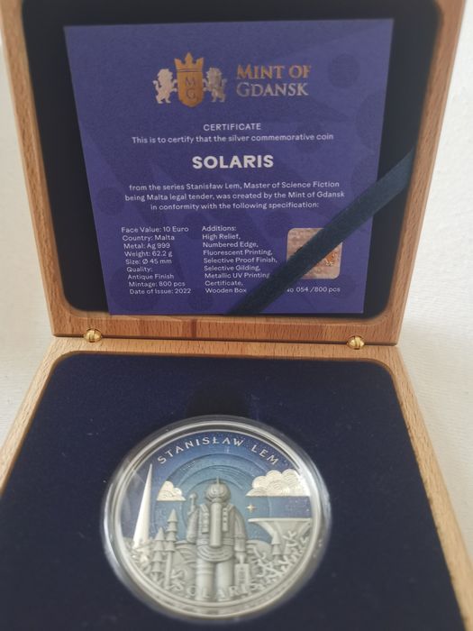 Moneta Solaris srebrna