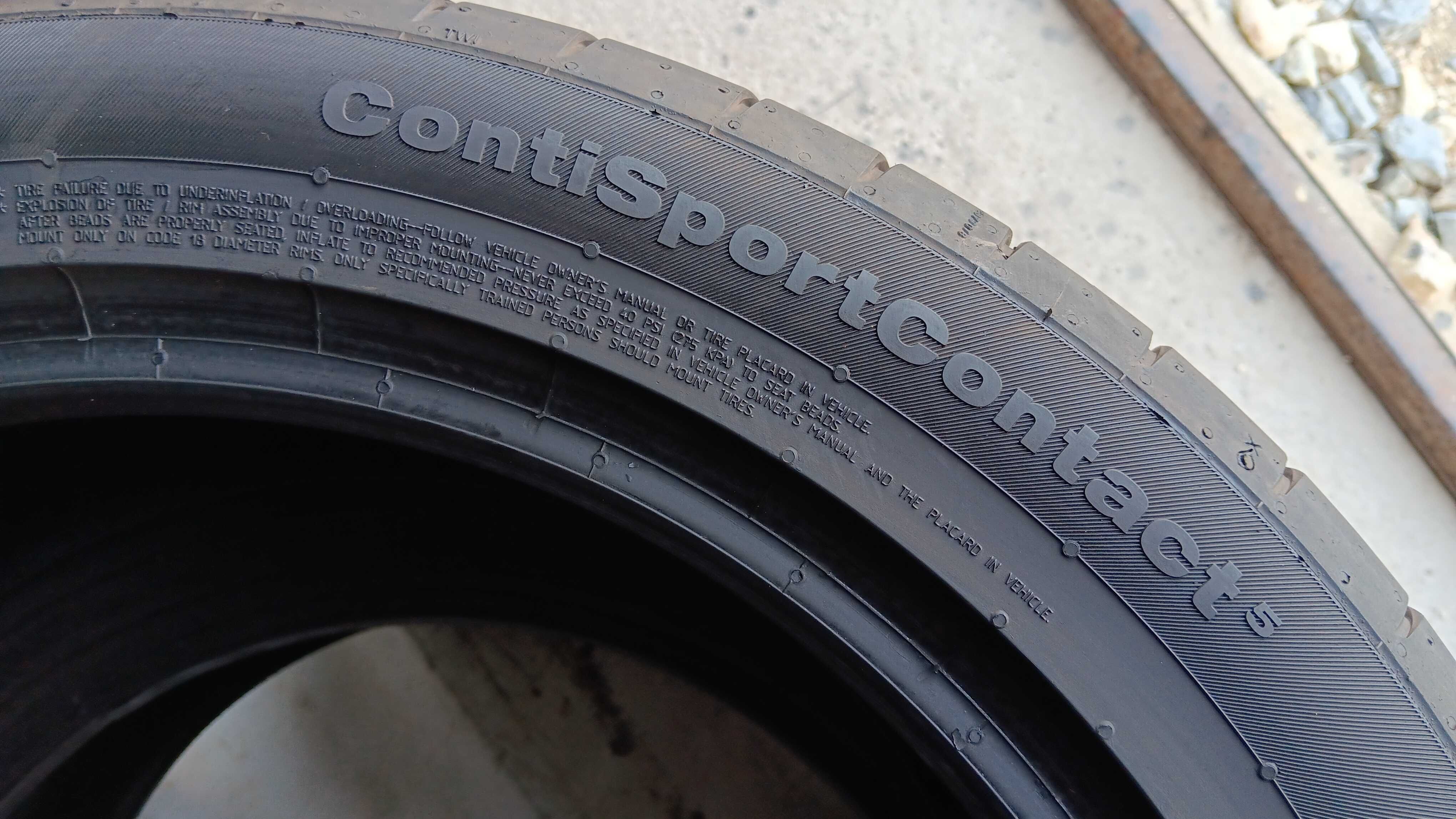 235/45/18 Continental contisportcontact 5