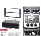 MOLDURA ADAPTADOR PRETO PARA RADIO 1-DIN PARA FORD FOCUS C-MAX S-MAX FUSION TRANSIT FIESTA GALAXY KU