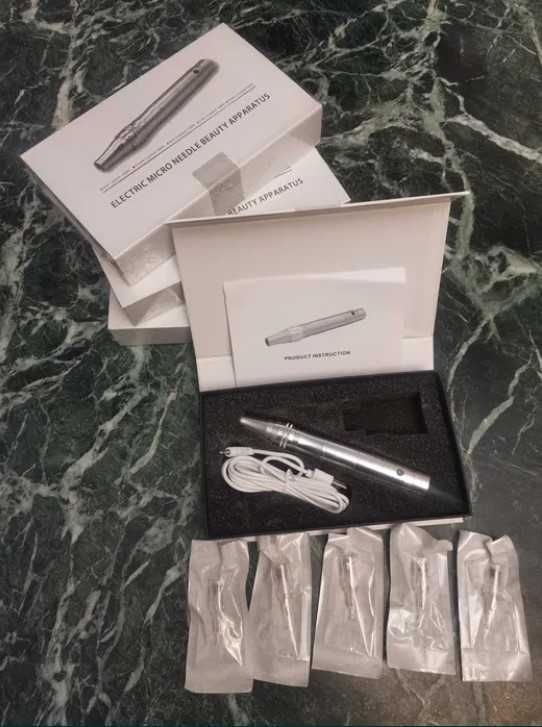 mezoterapia NOWY zestaw  Dermapen CARER SPARK + 5 kartridży
