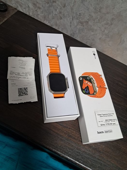 Смарт часы Hoco Y12 Ultra новые.