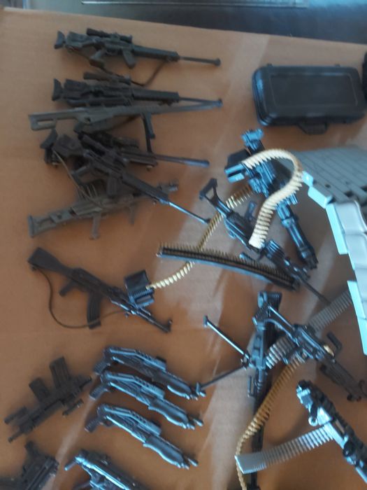 20 figuras soldier force e police force figuras açao