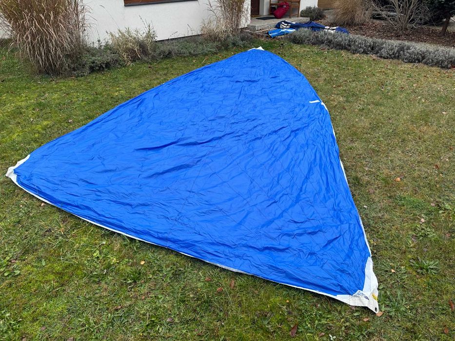 Duży 5,9m katamaran Prindle 19 USA,,+ Przyczepa + Genaker