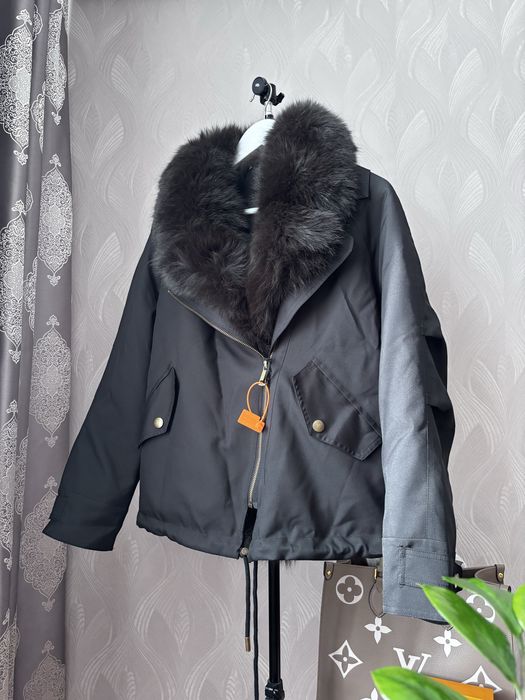 Куртка пуховик женский с мехом